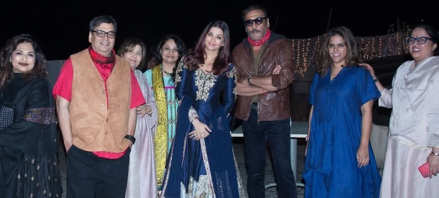 WITH MISS WORLD AISHWARYA RAI ACTOR JACKIE SHROFF Subhash...