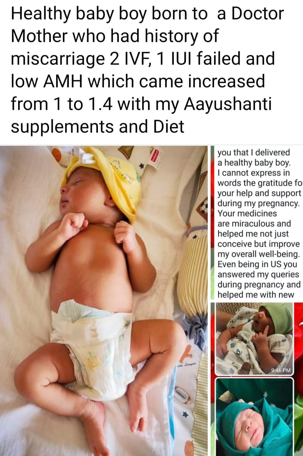 Amh1 multiple ivf fail