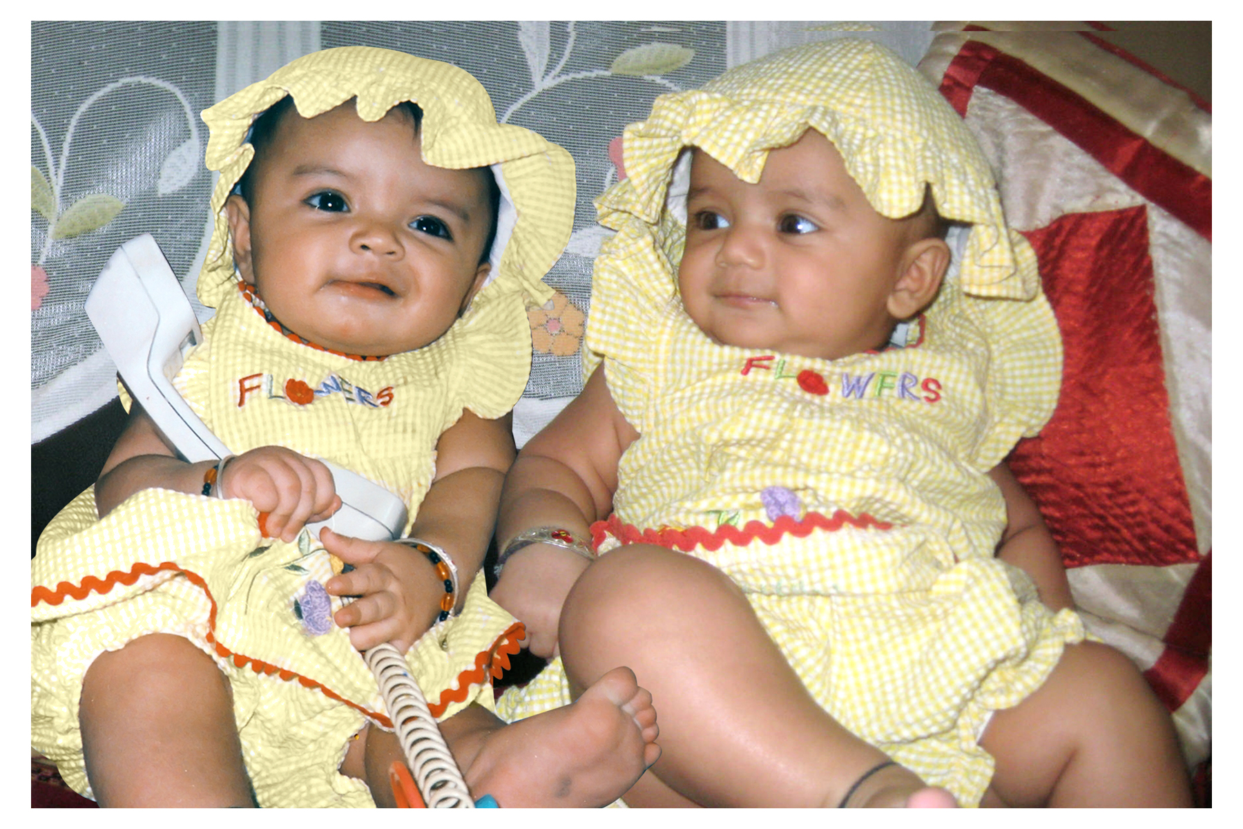 Both babies born with Aayushanti with difficulty in conce...