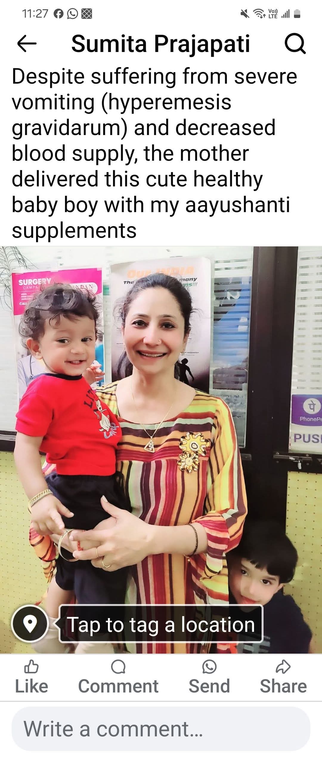 Complications during pregnancy