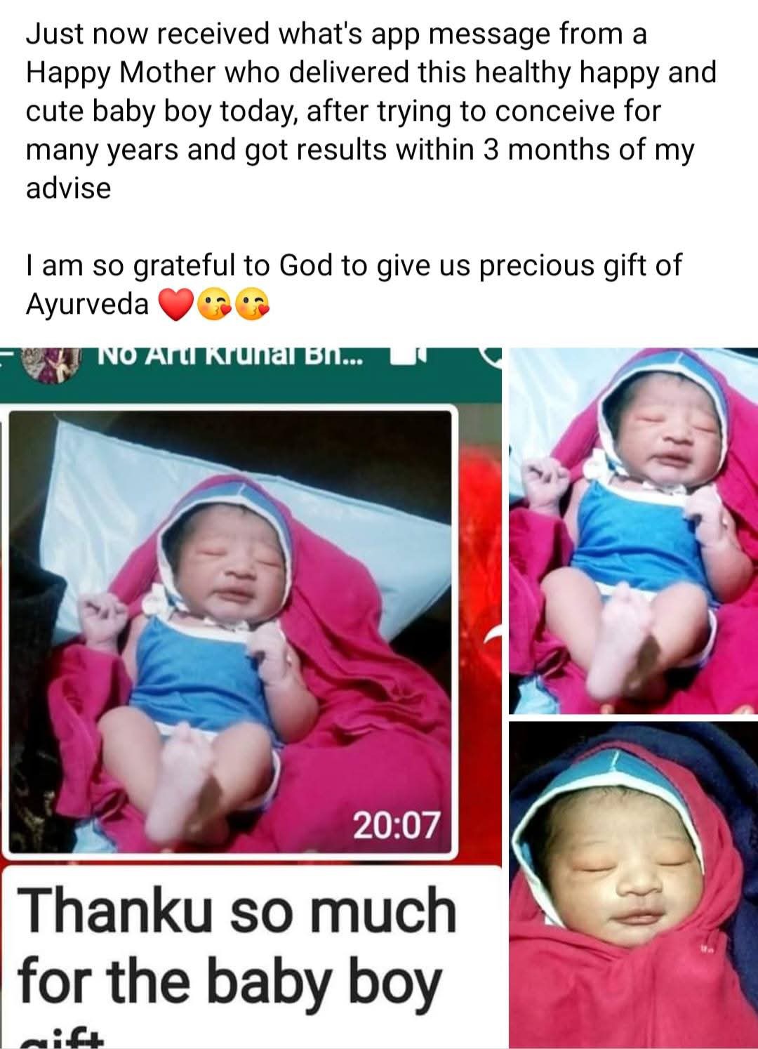 Difficulty to conceive for many years