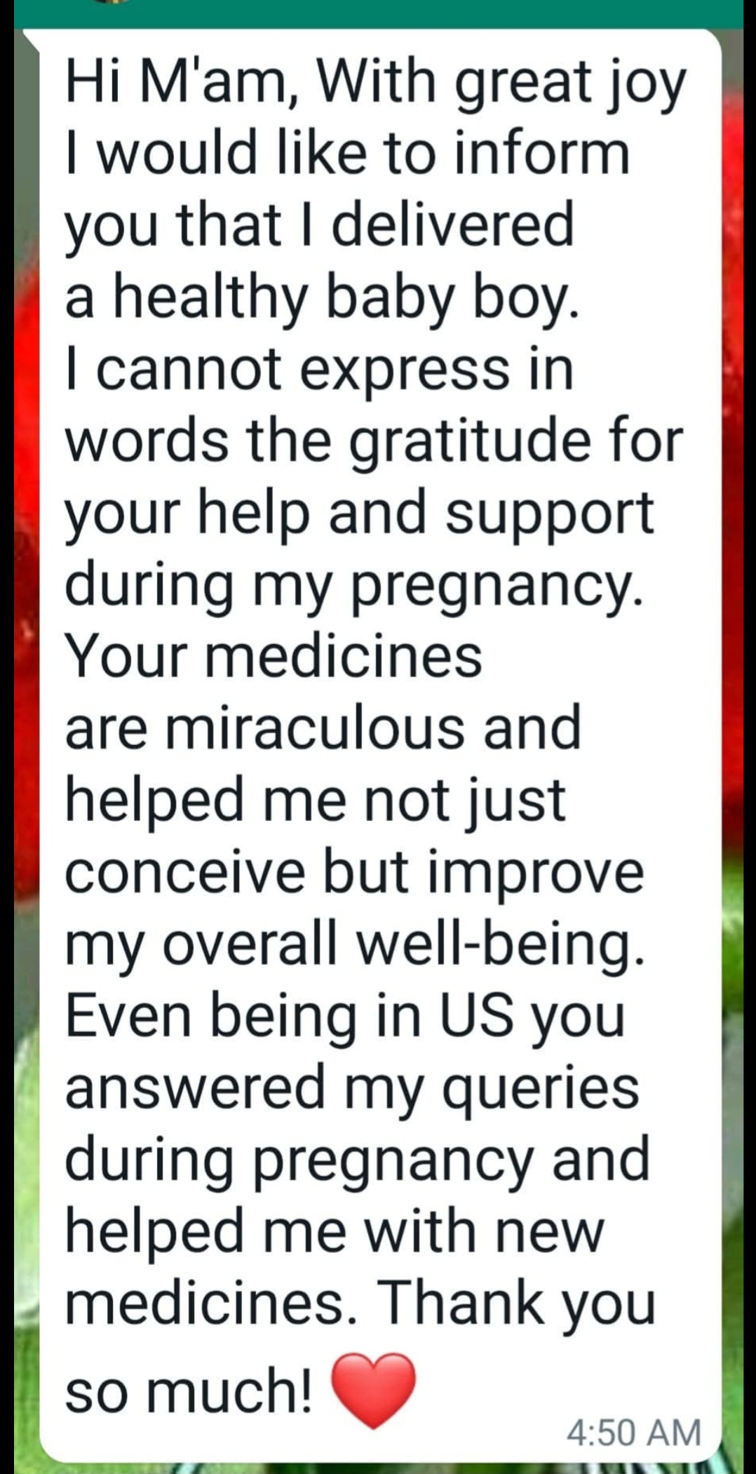 Happy Patinets message 9