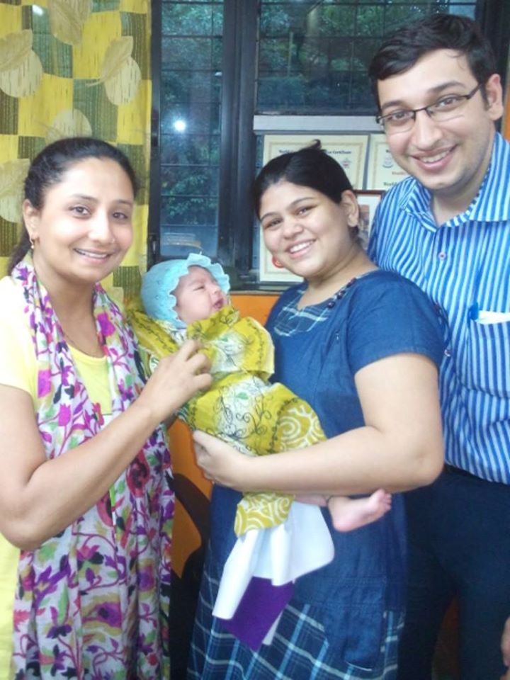 Healthy baby Boy born parents r drs.husband onco surgeon....