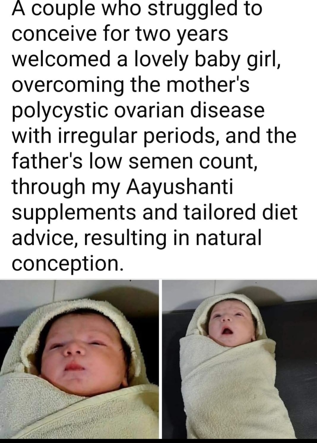 PCOD and Low Sperm