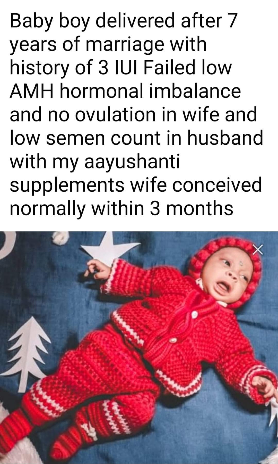 low AMH after 7 uears of marriage