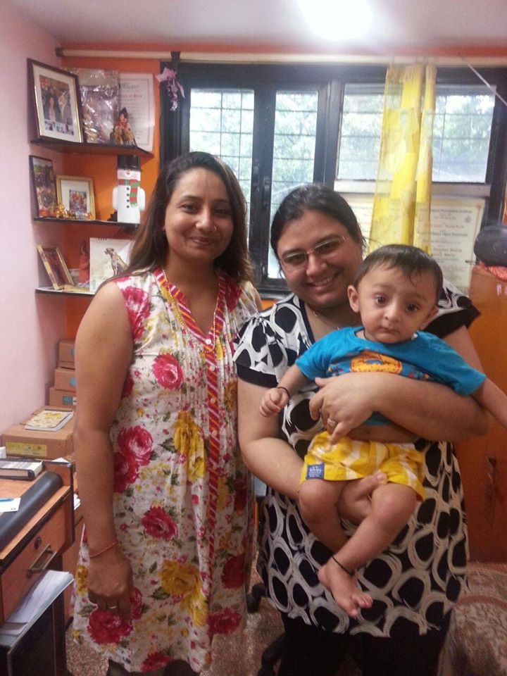 manit was born with difficult case of fertility after 8 y...