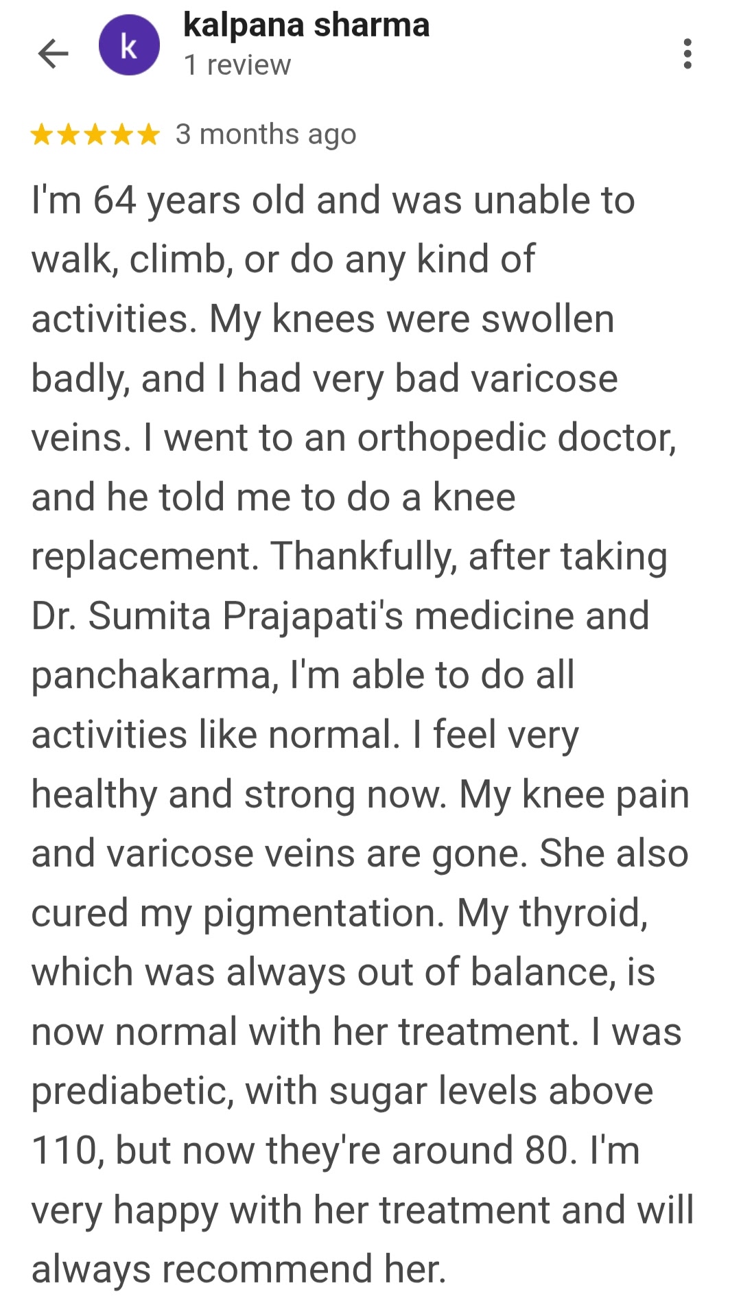 Knee replacement cancelled Thyroid prediabetic now normal