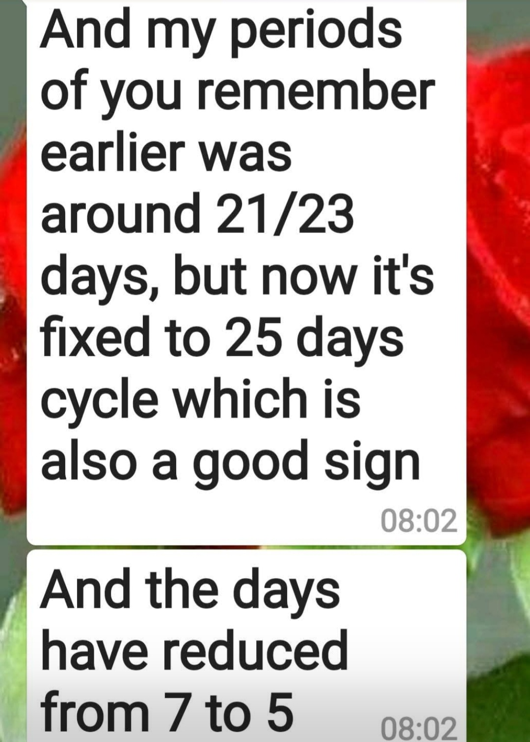 Periods improved