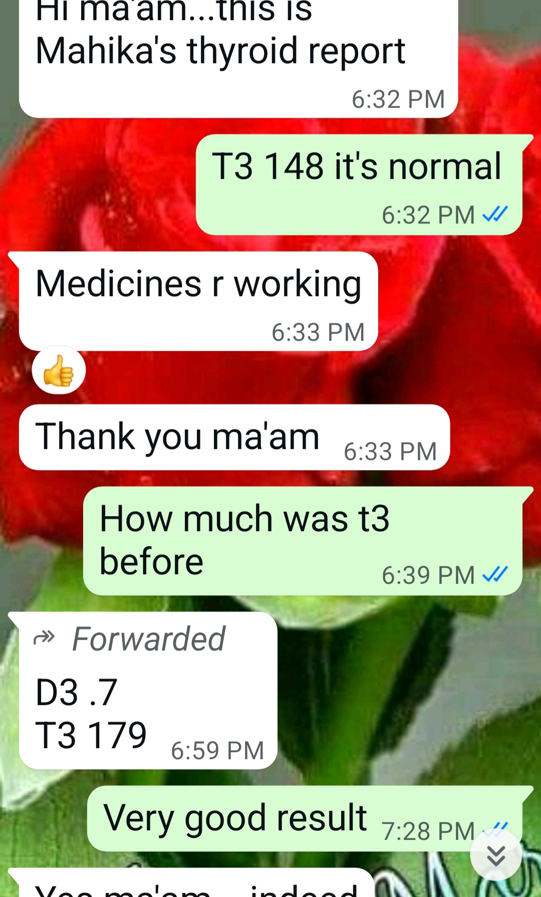 Thyroid T3 179 TO 148